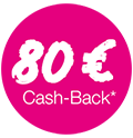 80 Euro Cashback