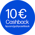 HP € 10.- Cashback