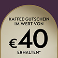 Nespresso 40 Euro Kaffee-Gutschein